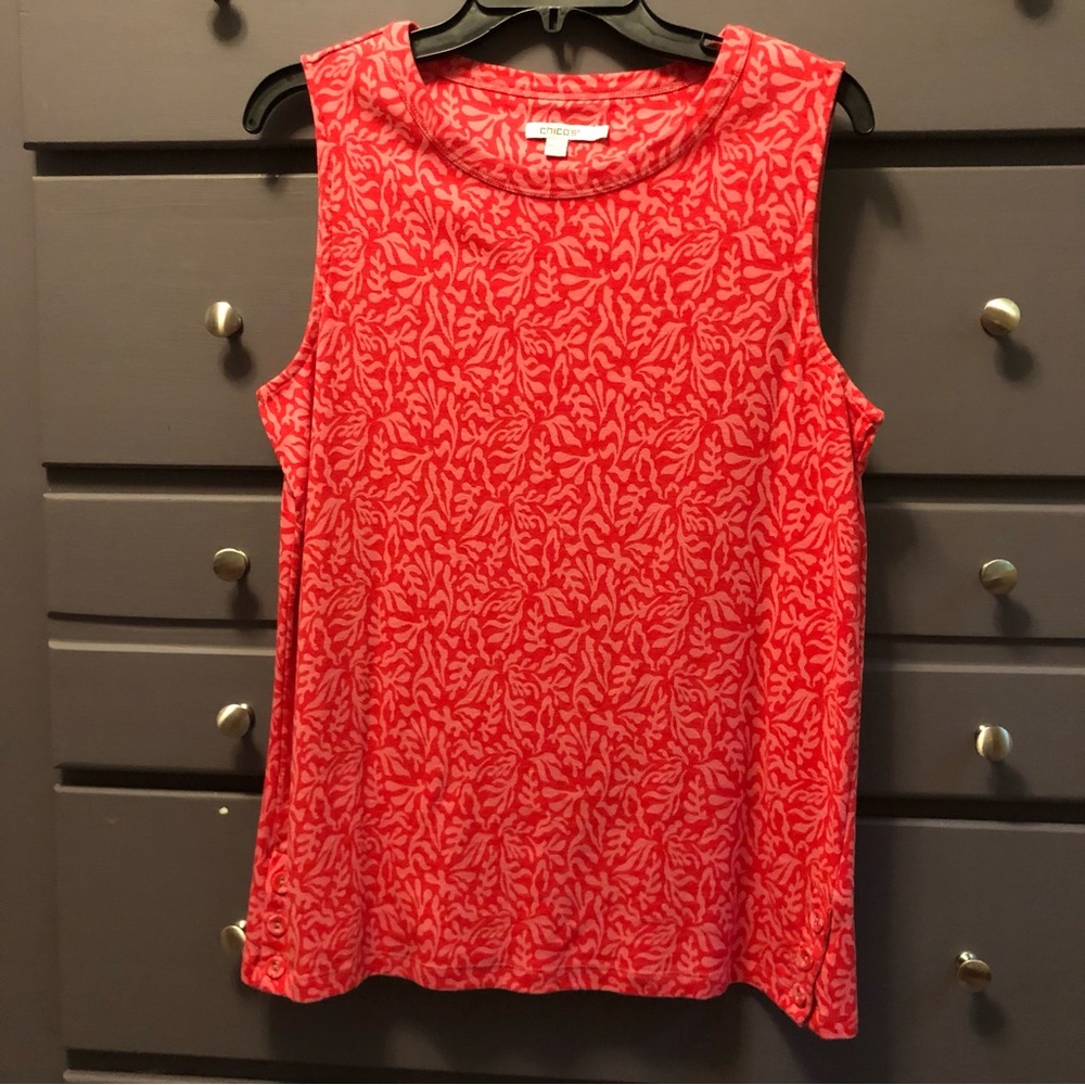 Chico's Pink Patterned Tank